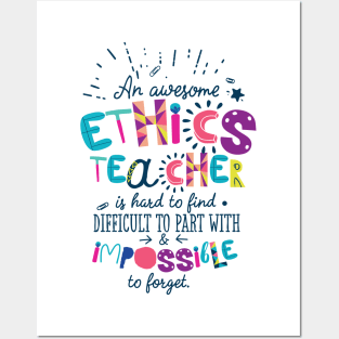 An Awesome Ethics Teacher Gift Idea - Impossible to forget Posters and Art